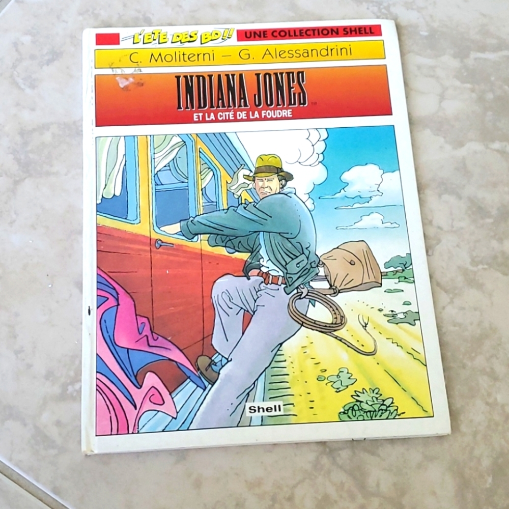 Vintage Indiana Jones comic book French Addition